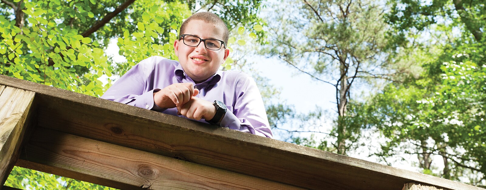 Connor at Marcus Autism Center