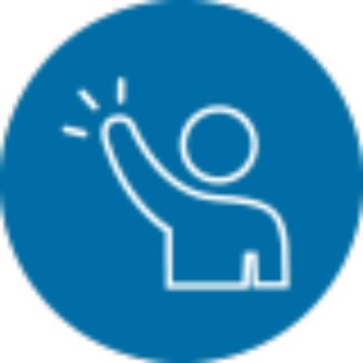 marcus autism raised hand icon